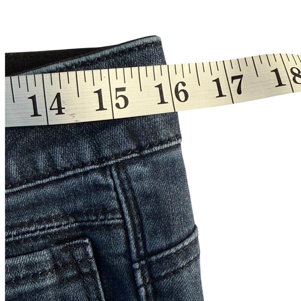 Democracy Ab solution‎ Skinny Jeans Women's Size 10 Dark Indigo Distressed - Picture 4 of 7